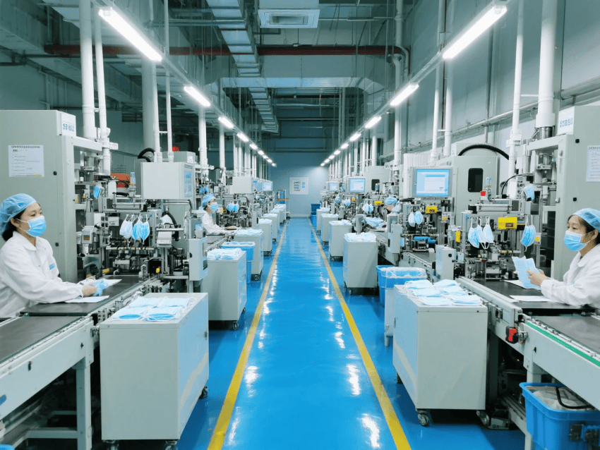 安徽2000平口罩廠潔凈車間裝修效果分享